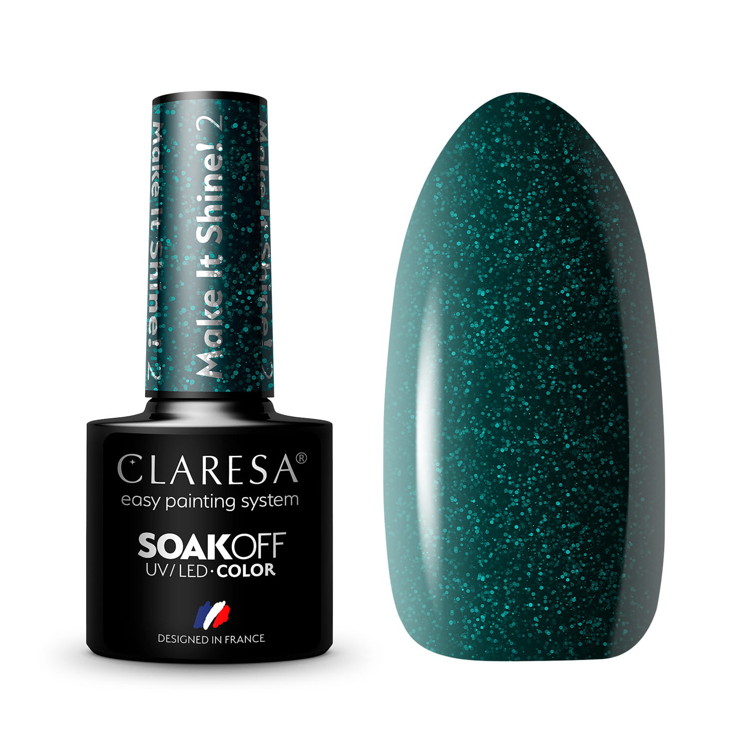 CLARESA UV/LED gél lakk 5g - Make It Shine! 2