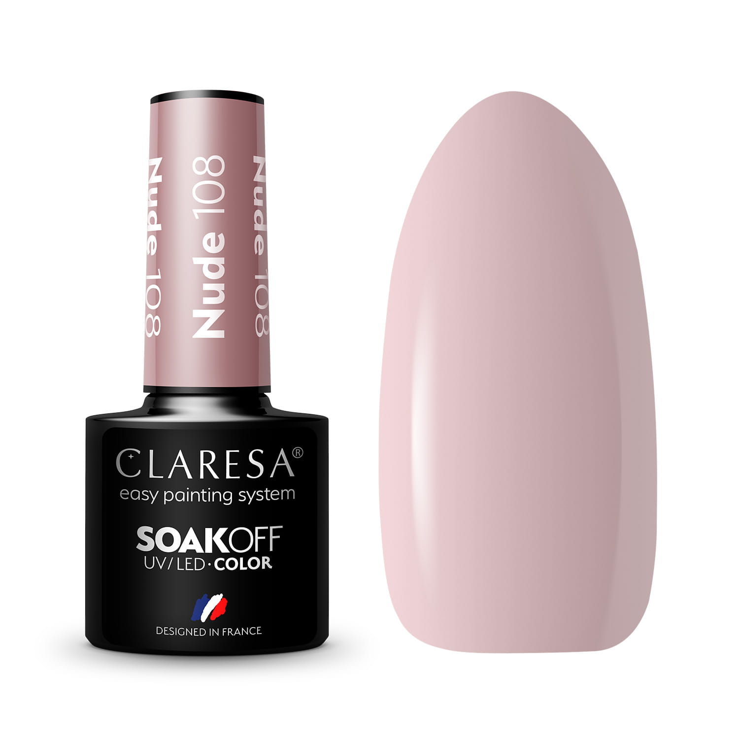 CLARESA UV/LED gél lakk 5g - NUDE 108