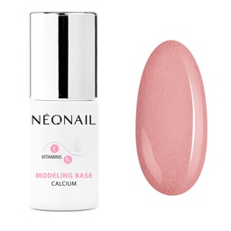 NEONAIL Base UV/LED - Modeling Base Calcium Bubbly Pink - 7,2 ml - csillámos