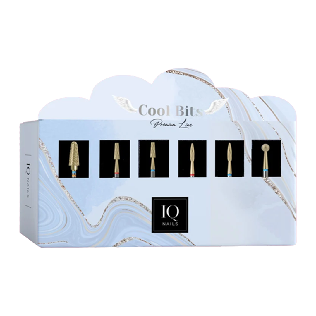 IQ Nails - Cool Bits Premium Line manikűr csiszolófej szett - 6 db-os - IQN Set Mani 37