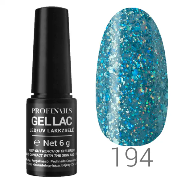 Profinails Gel Lac LED/UV lakkzselé 6gr No.194