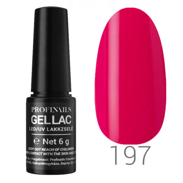 Profinails Gel Lac LED/UV lakkzselé 6gr No.197