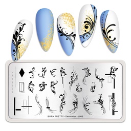 BORN PRETTY nyomdalemez - Decoration L005