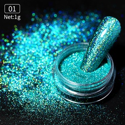 Born Pretty - Holographics csillámpor 1g - No.01