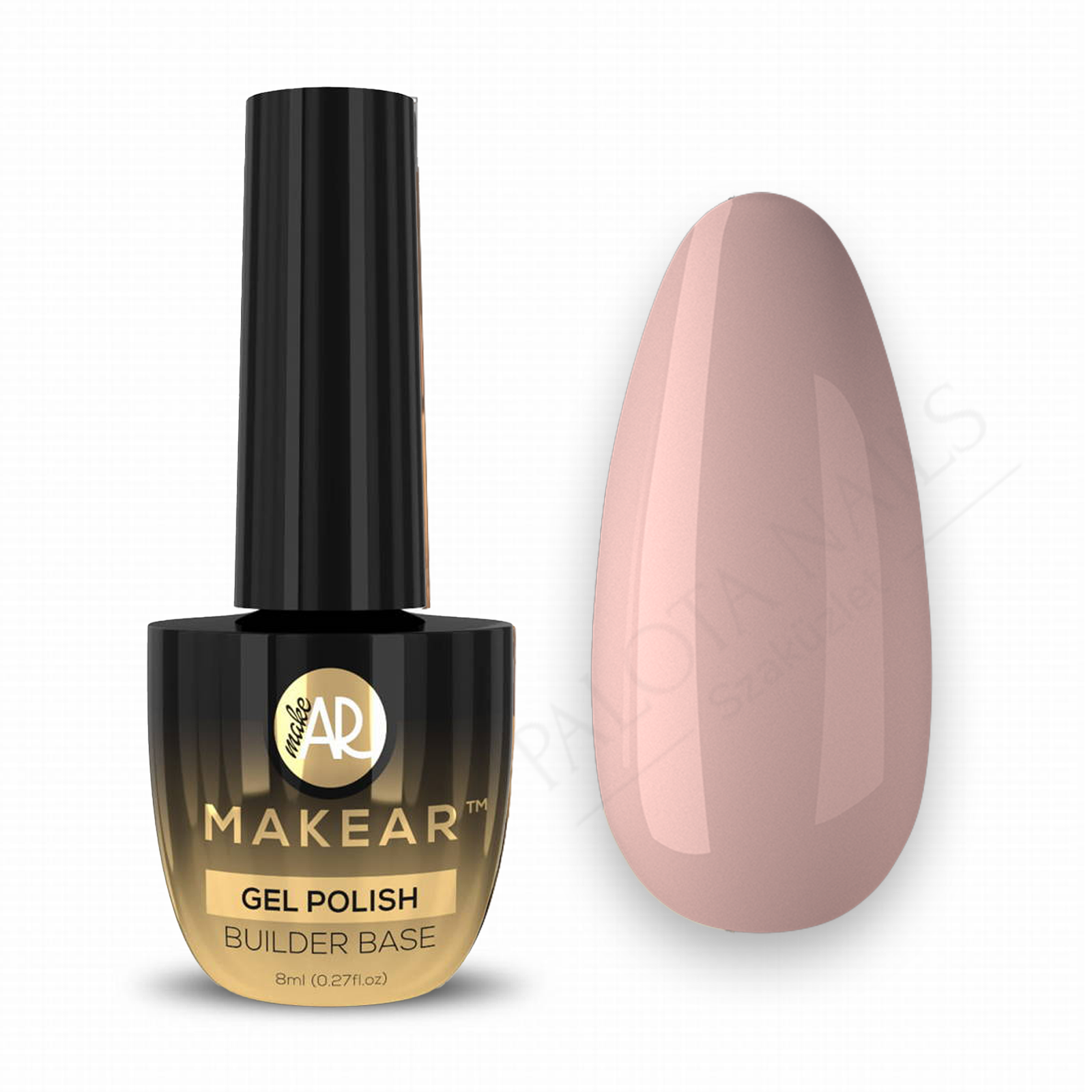 MAKEAR Nude Rubber Base 8ml - NRB06 Smoky Beige