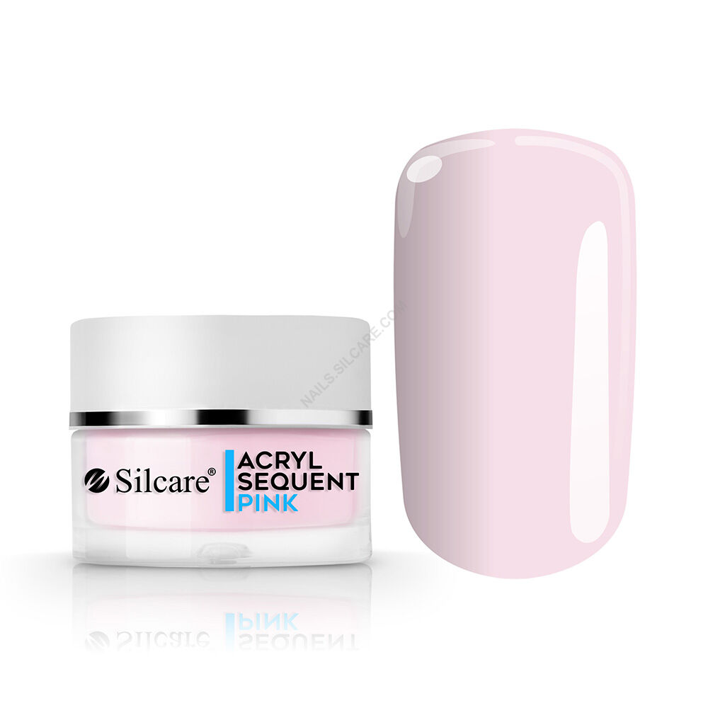 Silcare Acryl Sequent PINK - porcelán por - 10g