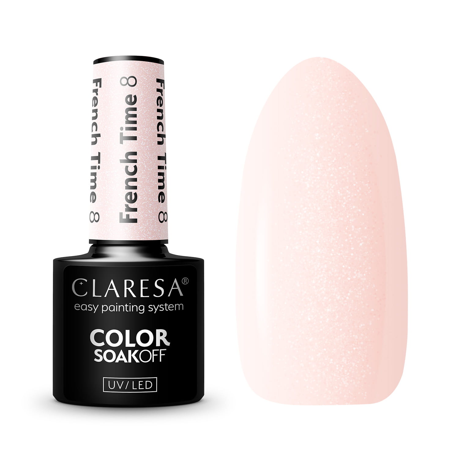 CLARESA UV/LED gél lakk 5g - French Time 8