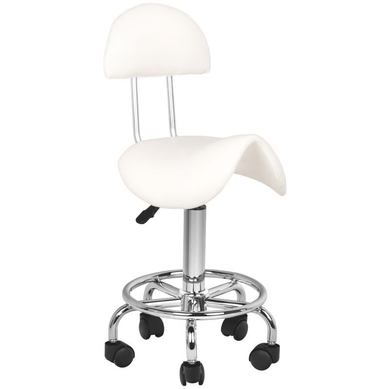 ActiveShop 6001 háttámlás nyeregszék – fehér