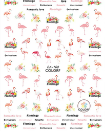 Köröm matrica 3D-s No.CA168 - 91 flamingós