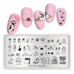 BORN PRETTY nyomdalemez - Animal L003