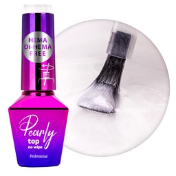 MollyLac Peary Top HEMA/Di-HEMA mentes Fényzselé 10g - WhitiSilver