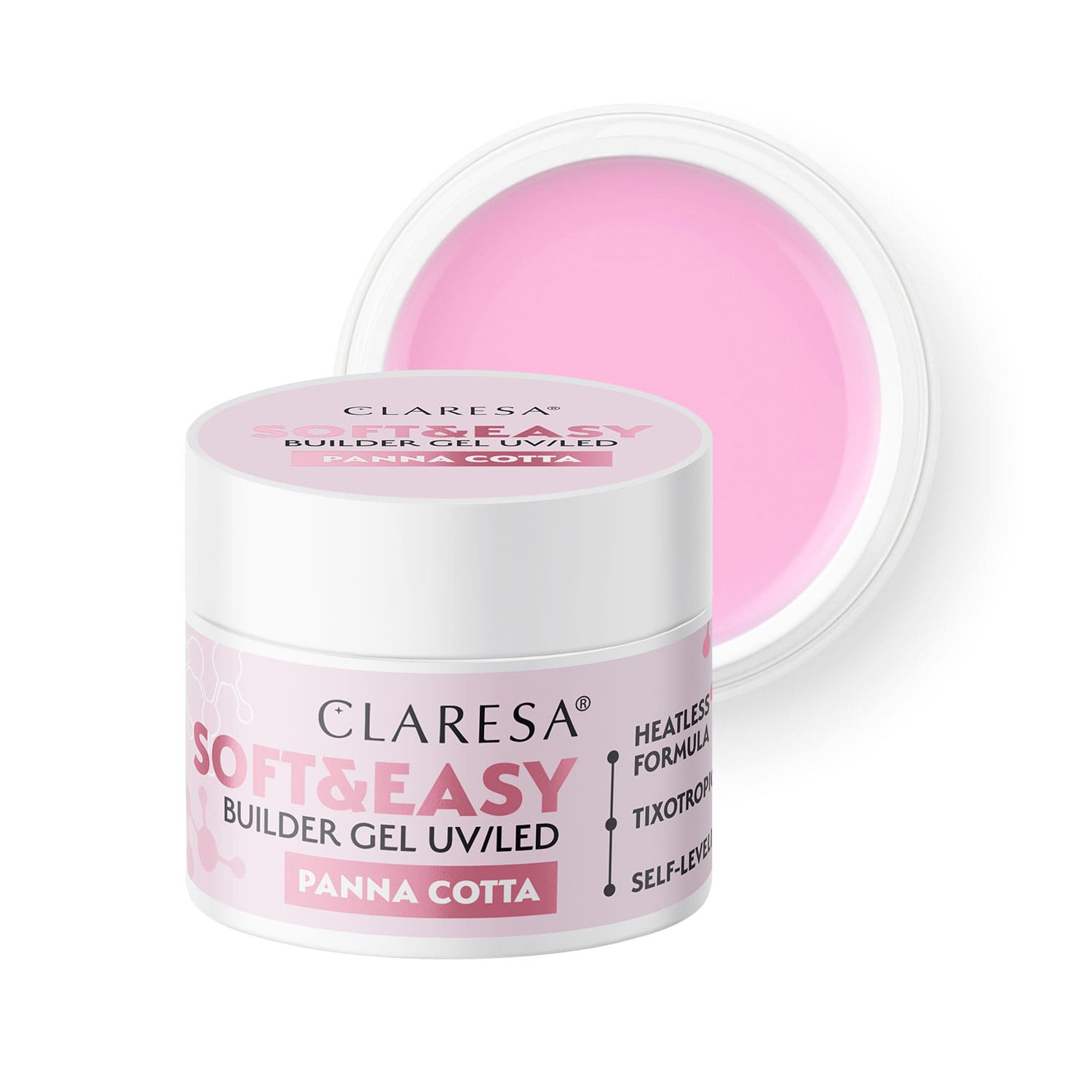 CLARESA Soft&Easy Builder Gél 12g - Panna Cotta