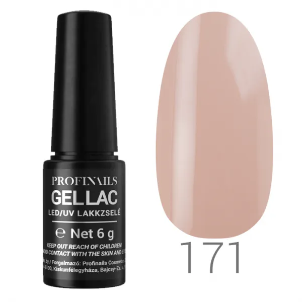 Profinails Gel Lac LED/UV lakkzselé 6gr No.171