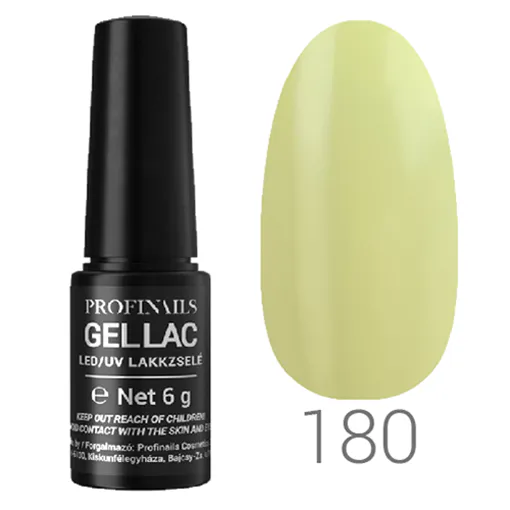Profinails Gel Lac LED/UV lakkzselé 6gr No.180