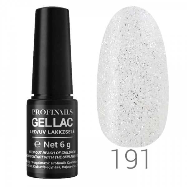 Profinails Gel Lac LED/UV lakkzselé 6gr No.191
