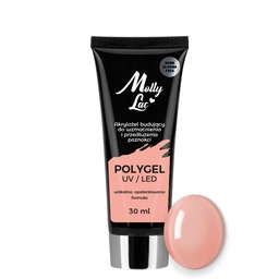 MollyLac Hema és Di-Hema FREE UV/LED Poly gél - 30 ml - No.25 Musk