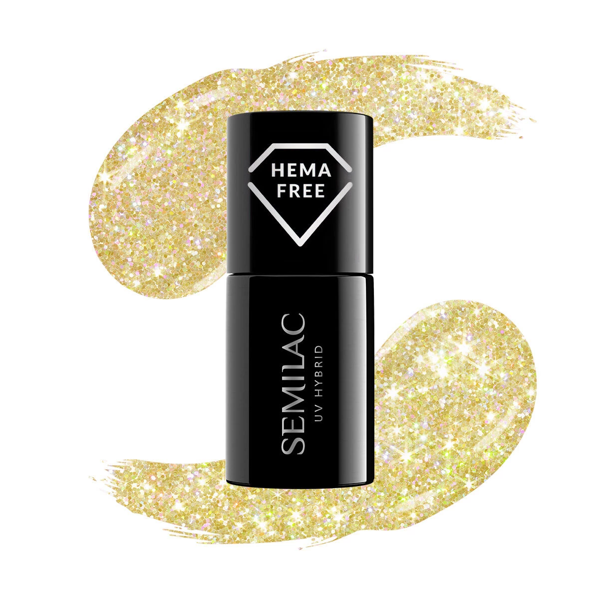 SEMILAC UV/LED Gél Lakk 7ml - 244 - Sunbaked Yellow