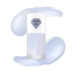 Nail Polish/Top 2in1 - 7 ml - Blue Holo Glazed