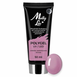 MollyLac Hema és Di-Hema FREE UV/LED Poly gél - 50 ml - No.20 Bean Paste