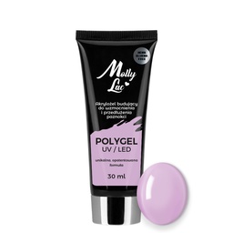 MollyLac Hema és Di-Hema FREE UV/LED Poly gél - 30 ml - No.26 Wild Orchid