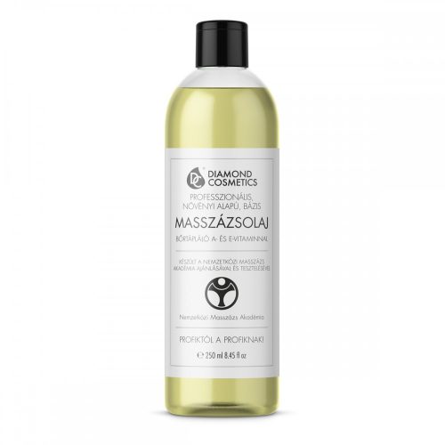 Diamond Cosmetics Masszázsolaj 250ml  - Illatmentes az NMA ajánlásával