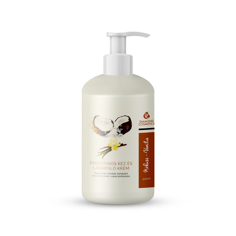 Kéz- és lábápoló krém 500ml - Vanília-kókusz