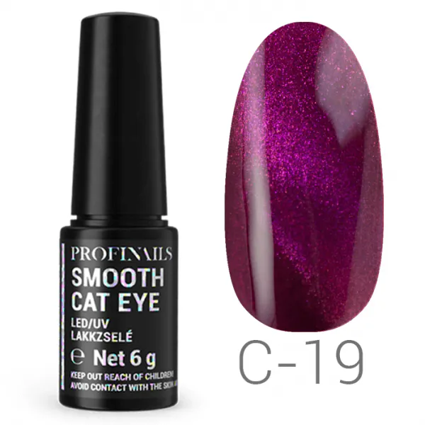 Profinails Smooth Cat Eye LED/UV lakkzselé 6gr C-19