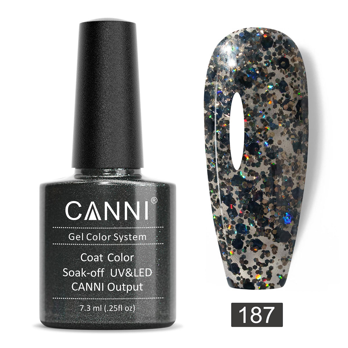 CANNI UV/LED gél lakk 7.3 ml No.187