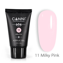 CANNI Poly Gél - Új formula - 45g - No.11 Milky Pink