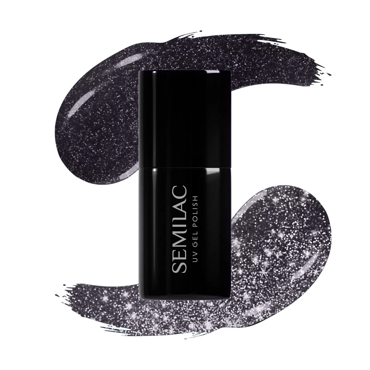 SEMILAC UV/LED Gél Lakk 7ml - 399 - HEMA FREE - Dark & Spark