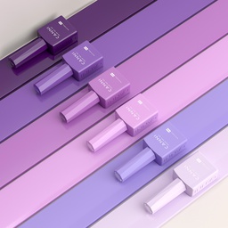 CANNI HEMA FREE UV/LED gél lakk szett 6x9ml - Purple Haze Harmony