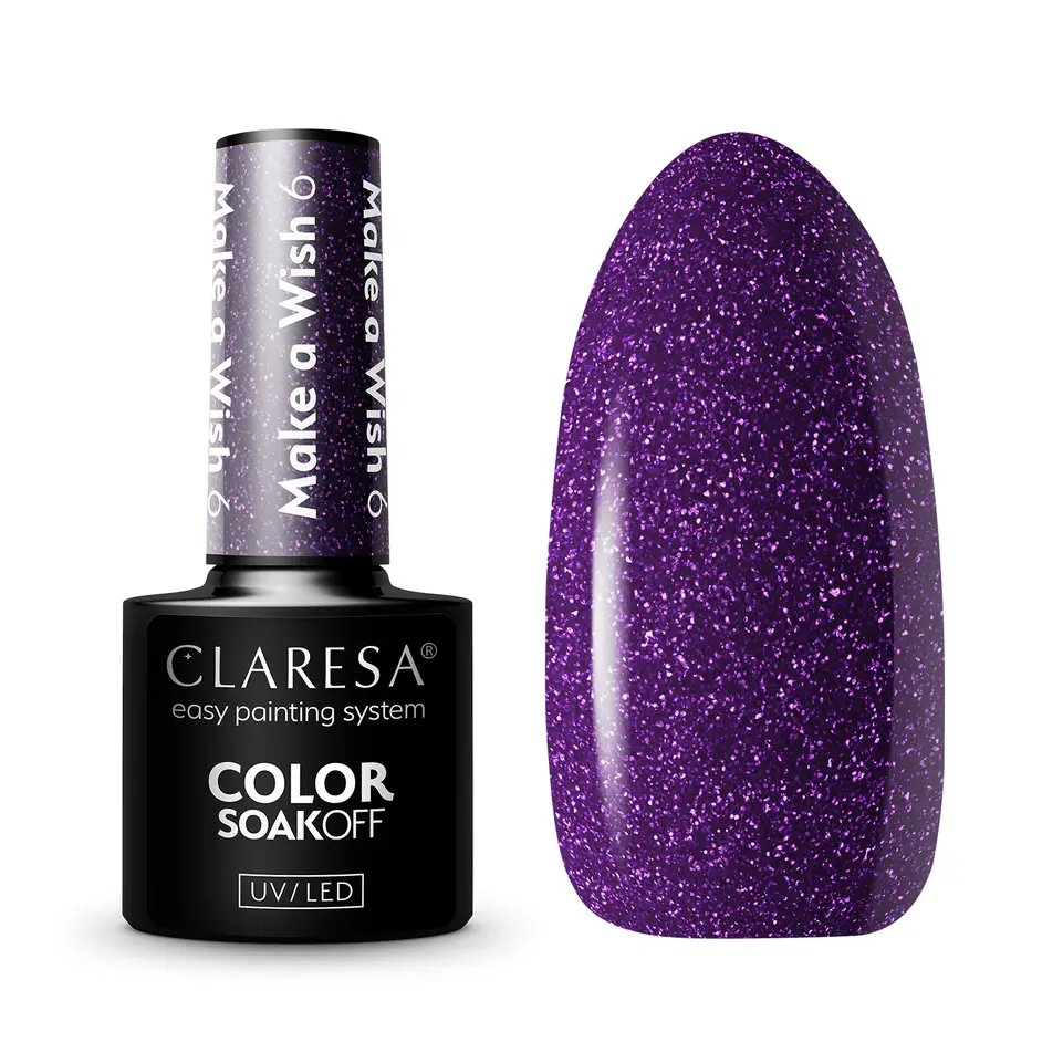 CLARESA UV/LED gél lakk 5g - MAKE A WISH 06