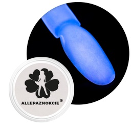 GLOW Neon pigment por 0,6g No.01 fehér/kék