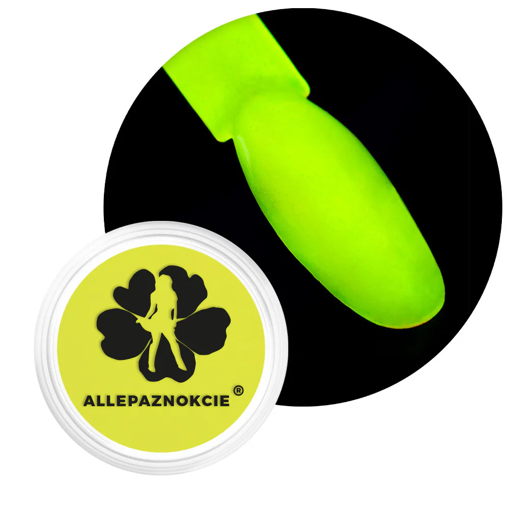 Allepaznokcie neon UV pigmentpor No.03 – citrom – 0,6 g