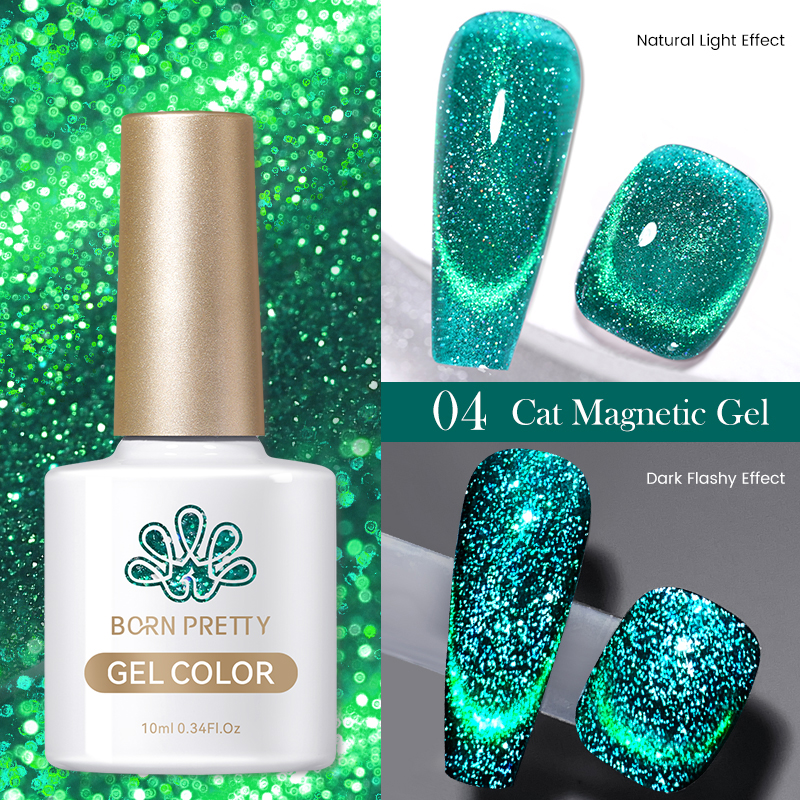 Born Pretty Cat Magnetic UV/LED gél lakk 10 ml - CM04