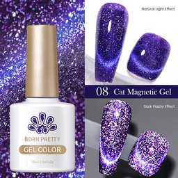 Born Pretty Cat Magnetic UV/LED gél lakk 10 ml - No.08