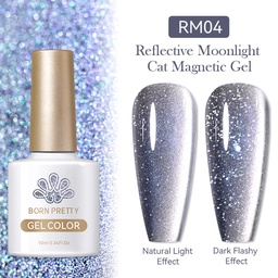 Born Pretty Reflective Moonlight Cat Magnetic UV/LED gél lakk 10 ml - RM04
