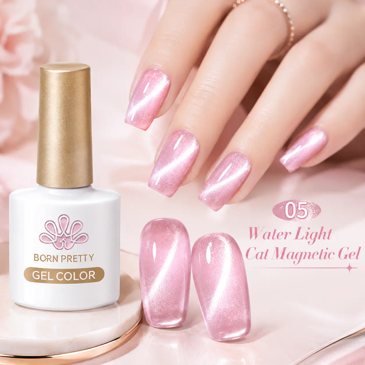 Born Pretty Cat Magnetic gél lakk 10 ml - MY100/WL05