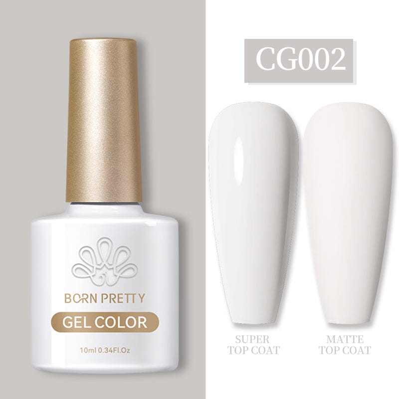 Born Pretty UV/LED gél lakk 10 ml - CG002 - Fehér