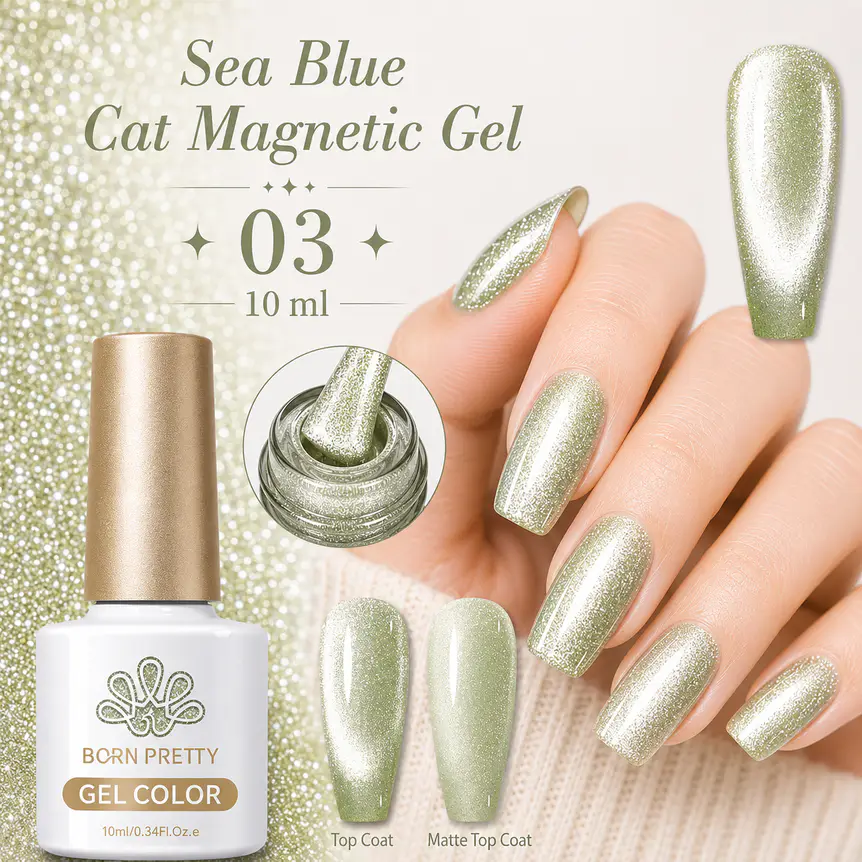 Born Pretty Cat Magnetic gél lakk 10 ml - MY315/SB03