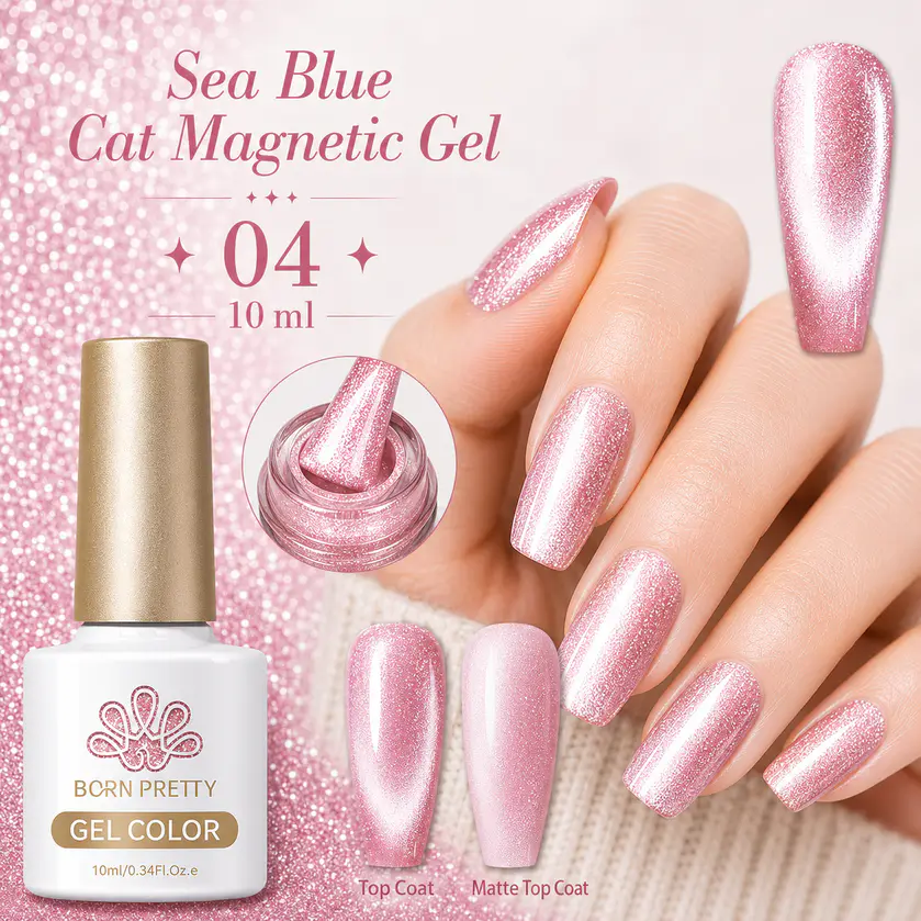 Born Pretty Cat Magnetic gél lakk 10 ml - MY316/SB04