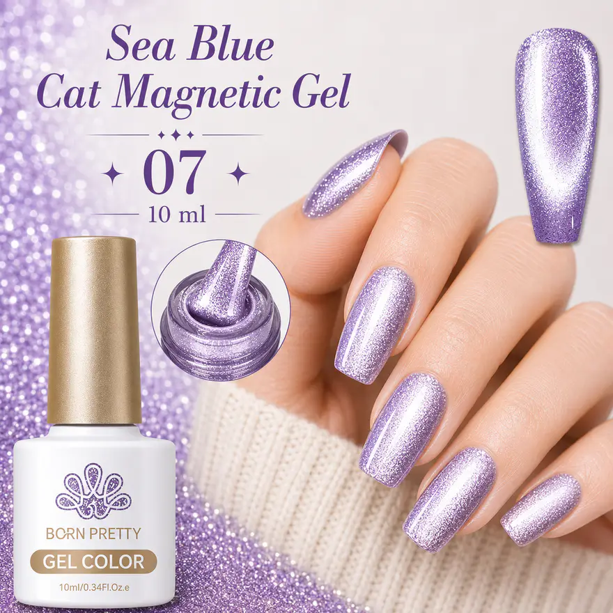 Born Pretty Cat Magnetic gél lakk 10 ml - MY319/SB07