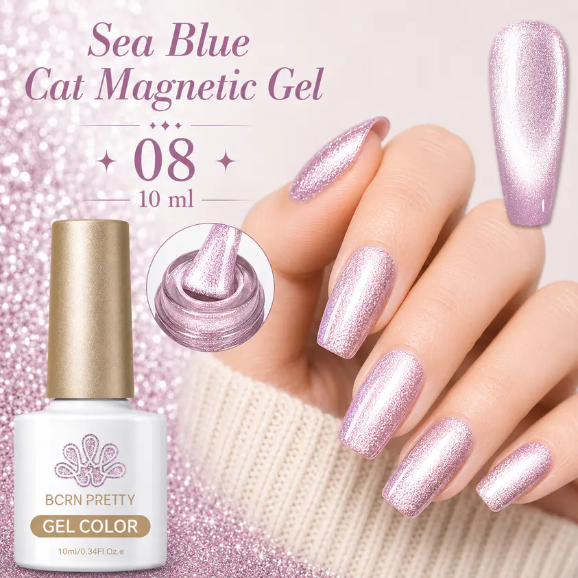 Born Pretty Cat Magnetic gél lakk 10 ml - MY320/SB08