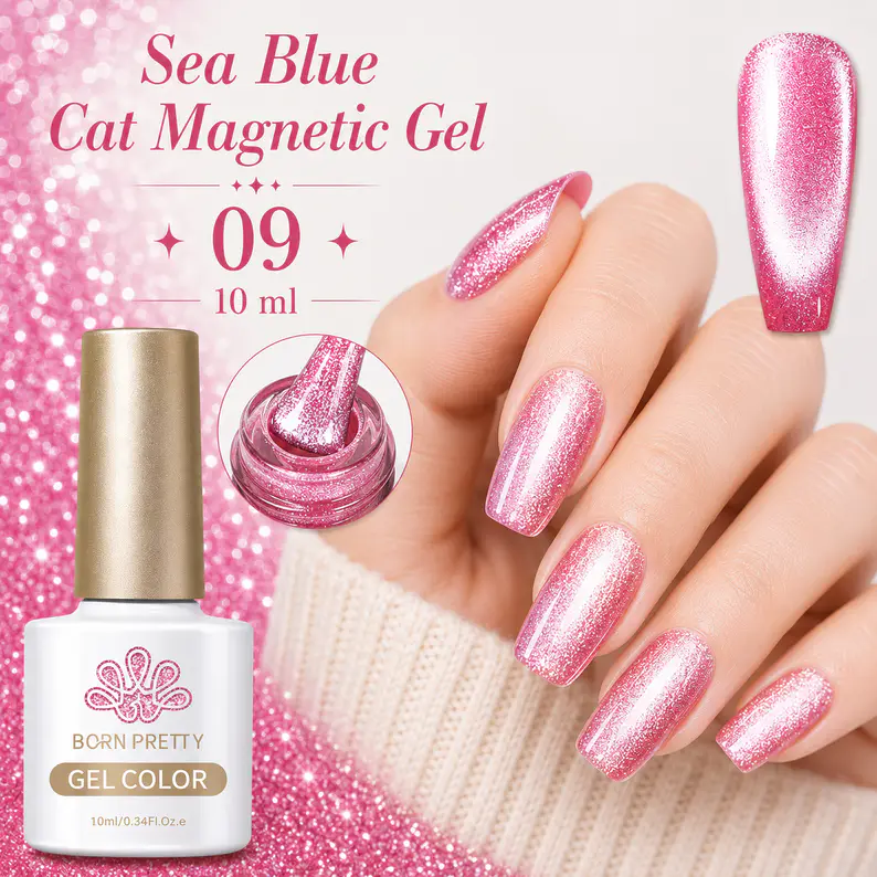 Born Pretty Cat Magnetic gél lakk 10 ml - MY321/SB09