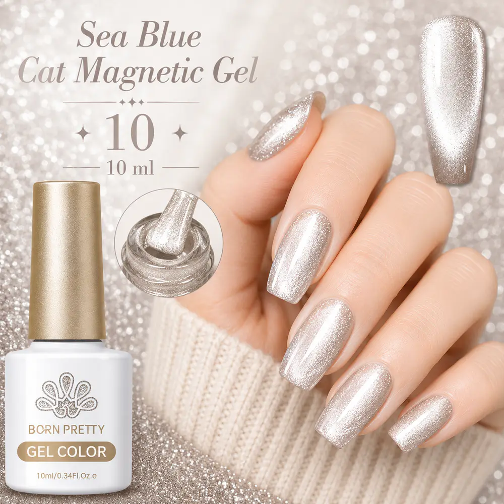 Born Pretty Cat Magnetic gél lakk 10 ml - MY322/SB10