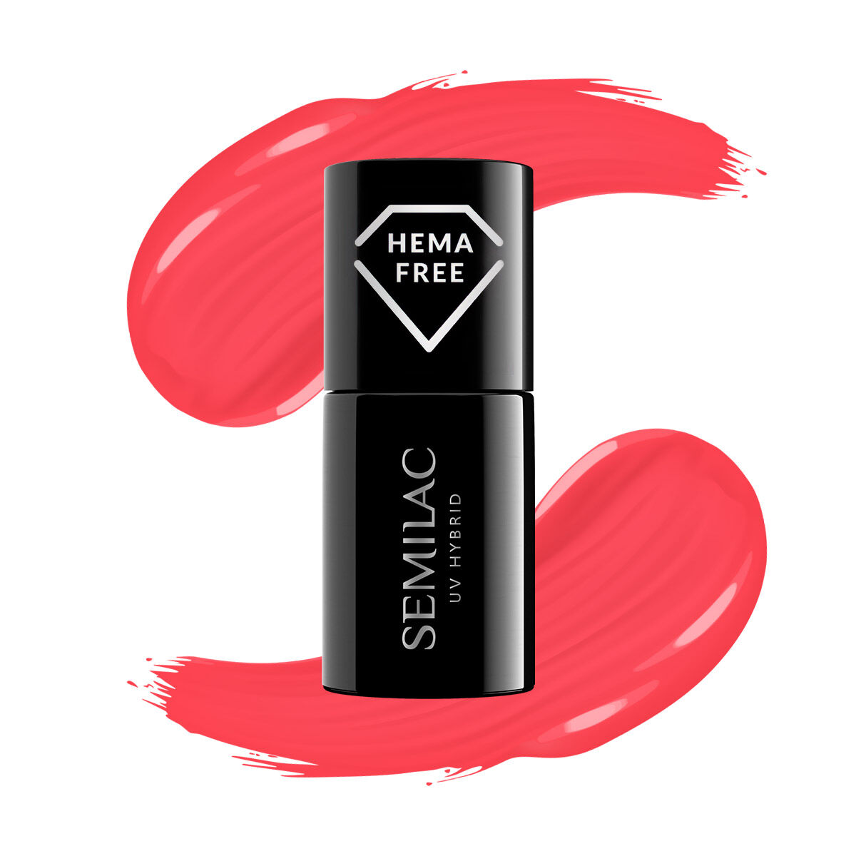 SEMILAC UV/LED Gél Lakk 7ml - 445 - HEMA FREE - Tropical Flamingo