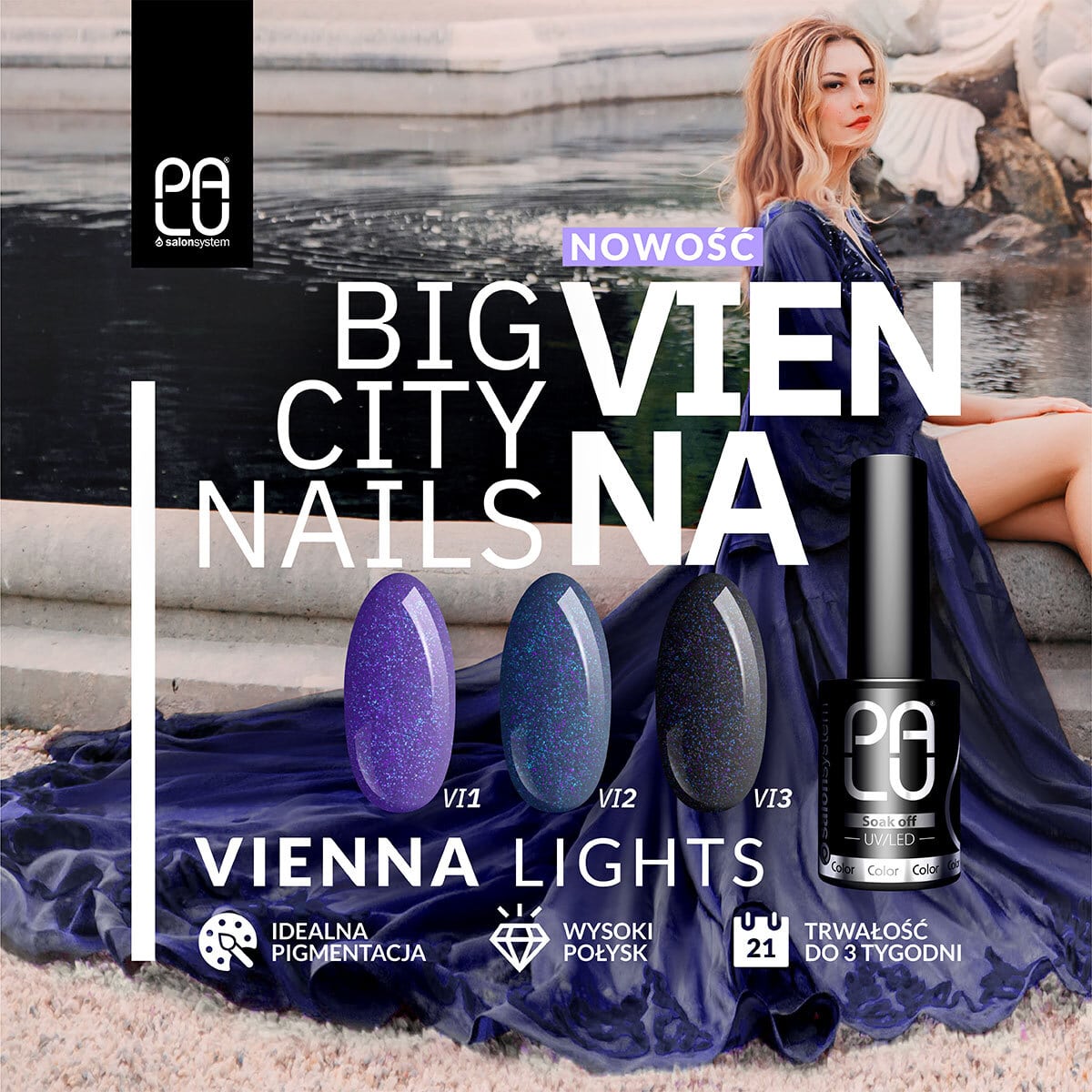 PALU UV/LED gél lakk 11g - Vienna VI2