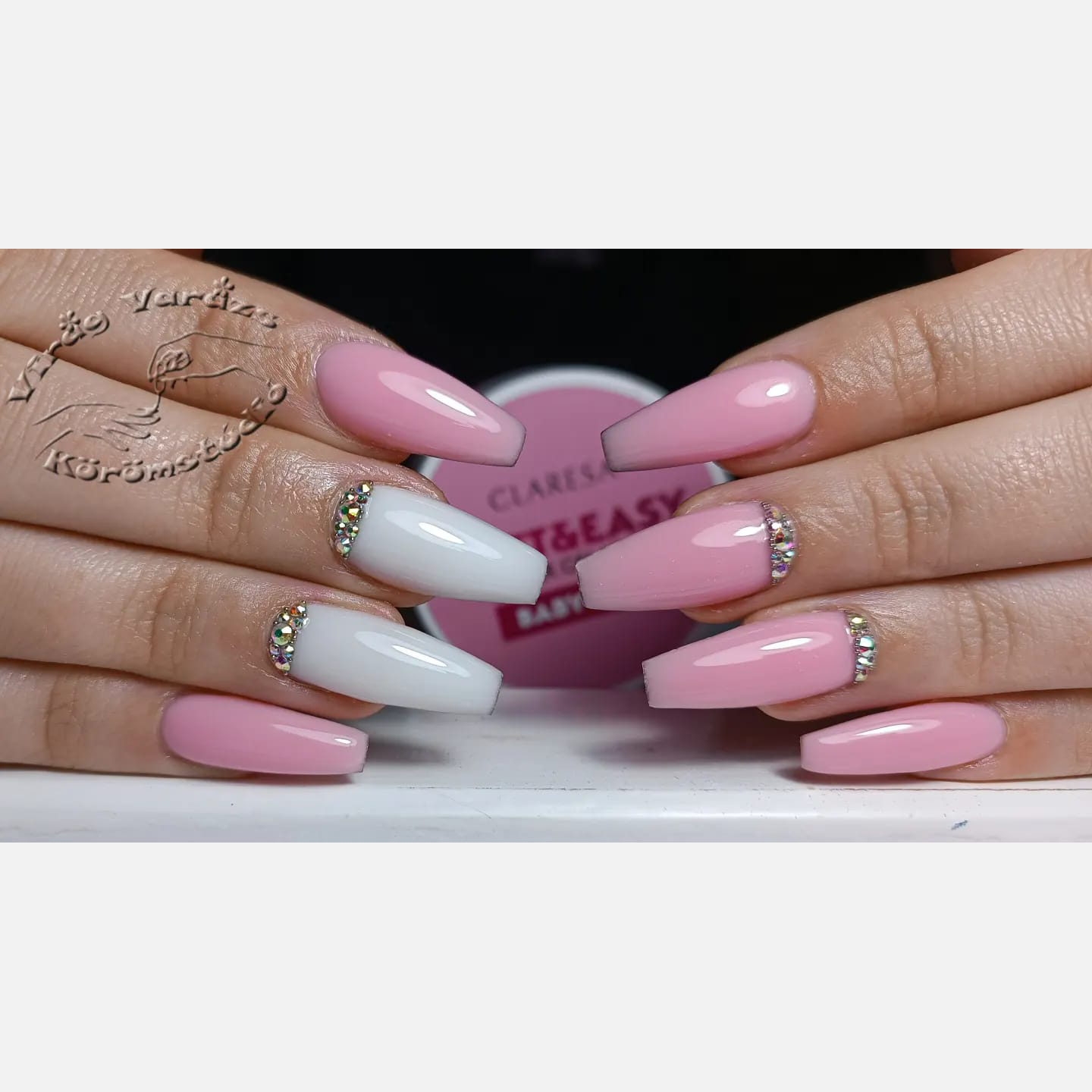 CLARESA Soft&Easy Builder Gél 45g - Baby Pink