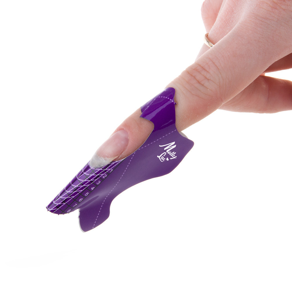 MollyLac műkörömépítő sablon - Stiletto Long Spitz - 500db