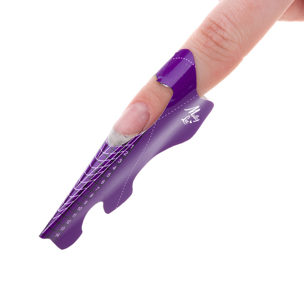 MollyLac műkörömépítő sablon - Stiletto Long Spitz - 500db